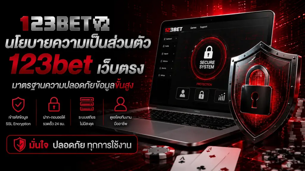 นโยบายความเป็นส่วนตัว 123bet เว็บตรง